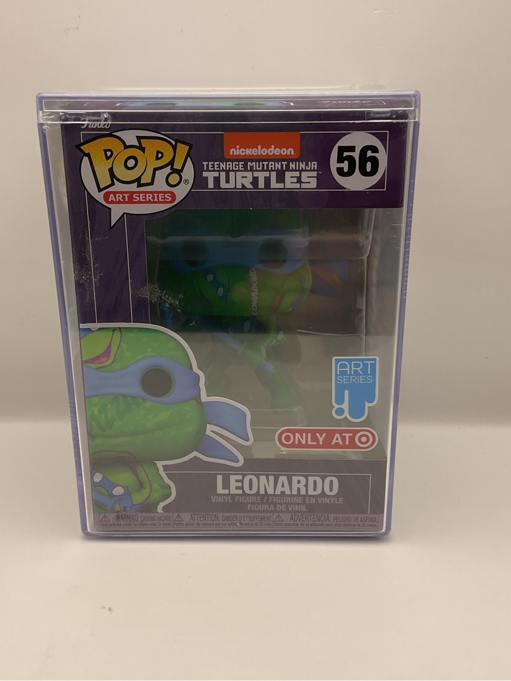 Funko Pop (56) Leonardo TMNT Nickelodeon Art Series Only at Target Hard Case